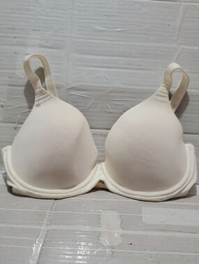GEORGE Seamless Molded T-Shirt Bra - Cream SIZE 38DD